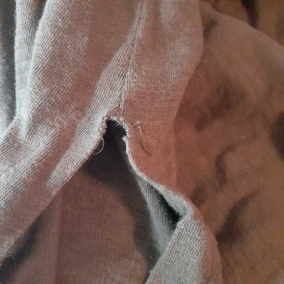 C&C California Women's Size Small Olive Green V Neck T-Shirt Maxi Dress - Picture 11 of 11